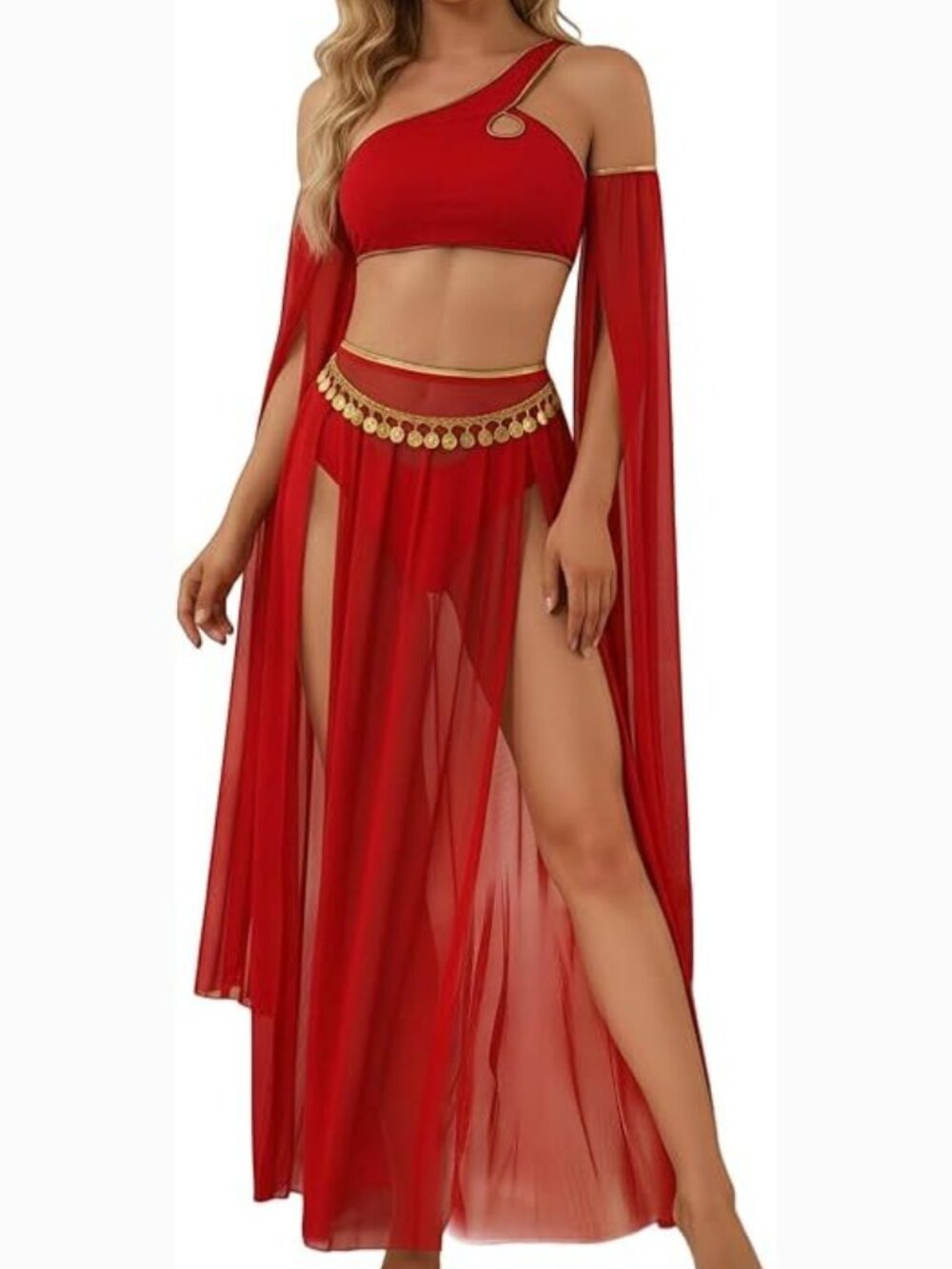 Exotic Belly Dancer Lingerie Outfit